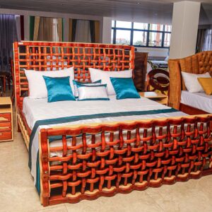 Crafted from premium woods like mahogany and mugavu, the 6×6 Wooden King Size Bed seamlessly blends durability with sleek, modern design. Available in sizes 3×6 feet, 4×6 feet, 5×6 feet, and 6×6 feet, this bed offers both functionality and style. Secure your order with a 70% deposit and enjoy guaranteed delivery within 14 days. Prices range from UGX 1,150,000 to UGX 2,450,000, depending on the size and design you choose. Each purchase includes a 1-year warranty for your peace of mind. For more details, please contact us via call or WhatsApp at +256 703402846.