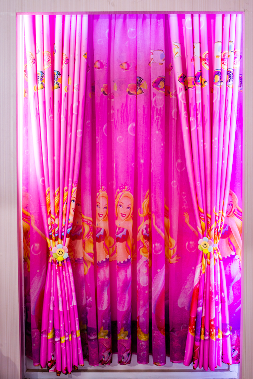 Glamour Pink Barbie Curtain