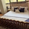 Stylish 6X6 Bed in Uganda with pillows